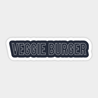 Veggie Burger Sticker